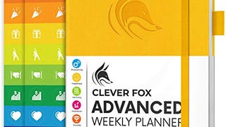 Clever Fox Advanced Weekly Planner – Undated Weekly & Monthly...