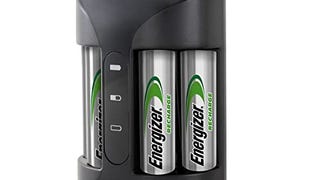 Energizer AA and AAA Battery Charger with 4 AA NiMH Rechargeable...