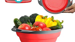 2 pcs Colander Set - Collapsible Colanders by Comfify - Sink...