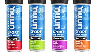 Nuun Sport + Caffeine: Electrolyte Drink Tablets, Mixed...
