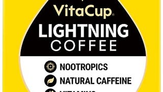 VitaCup Lightning Coffee Pods, Enhance Memory & Focus with...