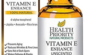 Organic Vitamin E Oil for Skin & Scars. Small Batch, All...