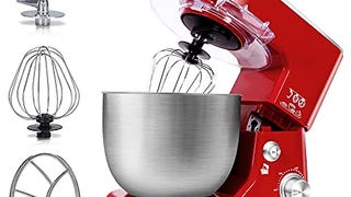 CUSIMAX Stand Mixer with 5-QT Stainless Steel Bowl, Tilt-...