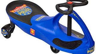Police Wiggle Car Ride On Toy – No Batteries, Gears or...