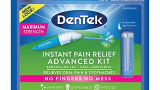 DenTek Instant Oral Pain Relief Maximum Strength Kit for...