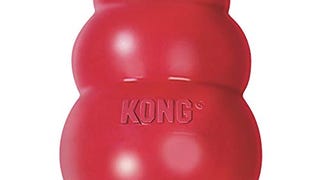 KONG - Classic Dog Toy, Durable Natural Rubber- Fun to...