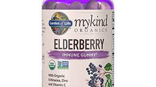 Garden of Life mykind Organics Elderberry Gummies for Adults...