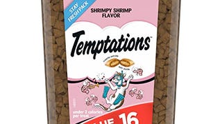 TEMPTATIONS Classic Crunchy and Soft Cat Treats Shrimpy...