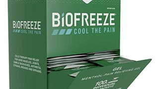 Biofreeze Pain Relieving Gel, 100 - 5 ML Individual Packets,...