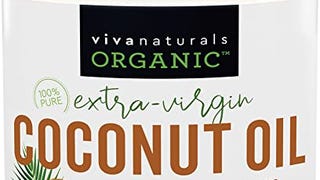 Organic Coconut Oil, Cold-Pressed - Natural Hair Oil, Skin...
