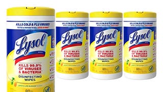 Lysol Disinfectant Wipes, Multi-Surface Antibacterial Cleaning...