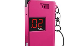 BACtrack Keychain Breathalyzer (Pink) | Ultra-Portable...