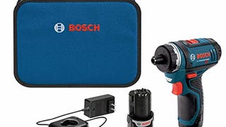 Bosch PS21-2A 12V Max 2-Speed Pocket Driver Kit with 2...