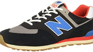 New Balance Men's 574 V2 Core Sneaker, Black/Neo Classic...
