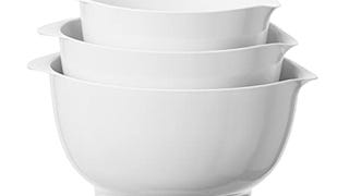 OGGI Melamine Mixing Bowls w/Pour Spout - 3 pc Set,...