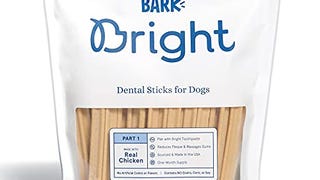 BARK Bright Dental Sticks for Medium Dogs Chews, 15.87...