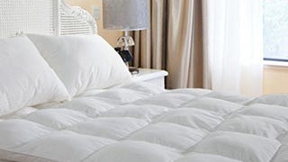 Plush Extra Thick Mattress Topper Queen for Softening Firm...