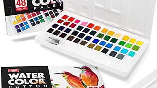 Watercolor Palettes 48 pack