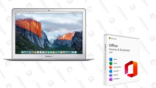 Apple MacBook Air (Refurbished) + Microsoft Office Lifetime License Bundle