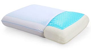 Classic Brands Reversible Cool Gel and Memory Foam Double-...