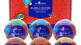Two Sisters Spa Bubble Bath Bombs Superhero Surprise Set...