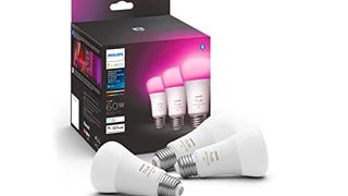 Philips Hue White and color Ambiance A19 E26 LED Smart...