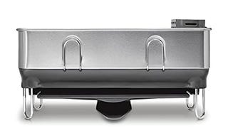 simplehuman Kitchen Compact Steel Frame Dish Rack with...