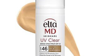 EltaMD UV Clear Tinted Face Sunscreen, SPF 46 Oil Free...