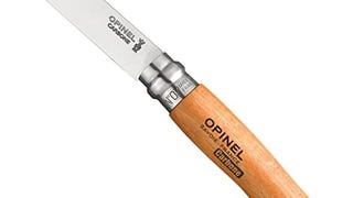 Opinel N Degree7 Bechwood Handle Carbon Steel Knife, 8...