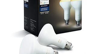 Philips Hue White Ambiance BR30 2-Pack 60W Equivalent Dimmable...