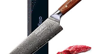 aisyoko Chef Knife 8 Inch Damascus Japan VG-10 Super Stainless...