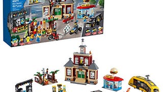 LEGO City Main Square 60271 Set, Cool Building Toy for...