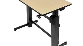 Ergotron – WorkFit-D Standing Desk, Height Adjustable Sit...