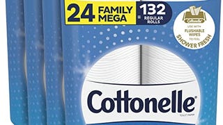 Cottonelle Ultra Clean Toilet Paper with Active CleaningRipples...