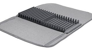 Umbra Udry Rack and Microfiber Dish Drying Mat-Space-Saving...