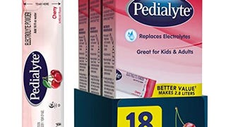Pedialyte Electrolyte Powder Packets, Cherry, Hydration...