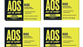 Art of Sport Men’s Bar Soap, Charcoal Activated Hand, Face...
