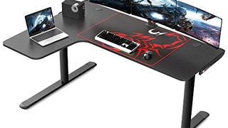 EUREKA ERGONOMIC L Shaped Gaming Desk, 60 Inch L60 Home...