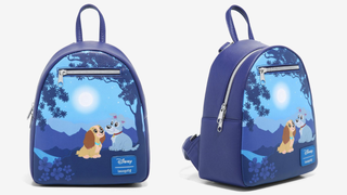 Loungefly Lady And The Tramp Moonlight Stroll Mini Backpack