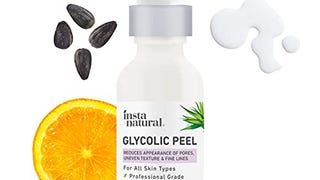 Glycolic Acid Facial Peel - With Vitamin C, Hyaluronic...