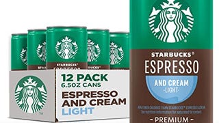 Starbucks Ready to Drink Coffee, Espresso & Cream Light...