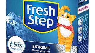 Fresh Step Extreme Scented Litter with the Power of Febreze,...