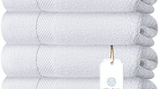 Luxury White Hand Towels - Soft Circlet Egyptian Cotton...