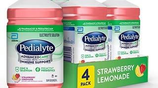Pedialyte AdvancedCare Electrolyte Solution, 1 Liter, 4...