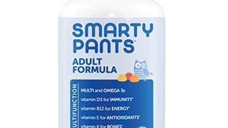 SmartyPants Daily Gummy Multivitamin Adult: Vitamin C, D3,...