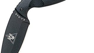 Ka-Bar TDI Law Enforcement Knife with Straight Edge, Black,...