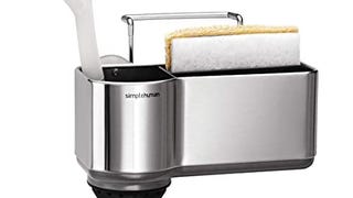 simplehuman Sink Caddy Sponge Holder, Brushed Stainless...