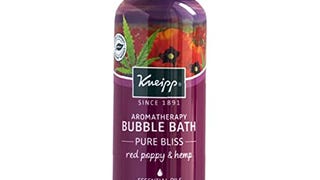 Kneipp Red Poppy and Hemp Bubble Bath, 13.52 fl
