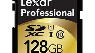 Lexar Professional 600x 128GB SDXC UHS-I Flash Memory Card...