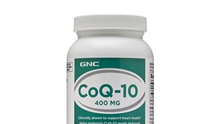 GNC CoQ-10 400mg, 60 Softgels, Supports Heart